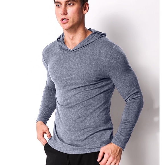 Men's Long Sleeve Hoodies, Hooded Sweatshirts - Picture 3 of 4